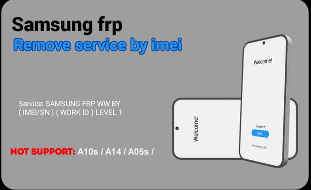 Samsung FRP IMEI/SN WorldWide